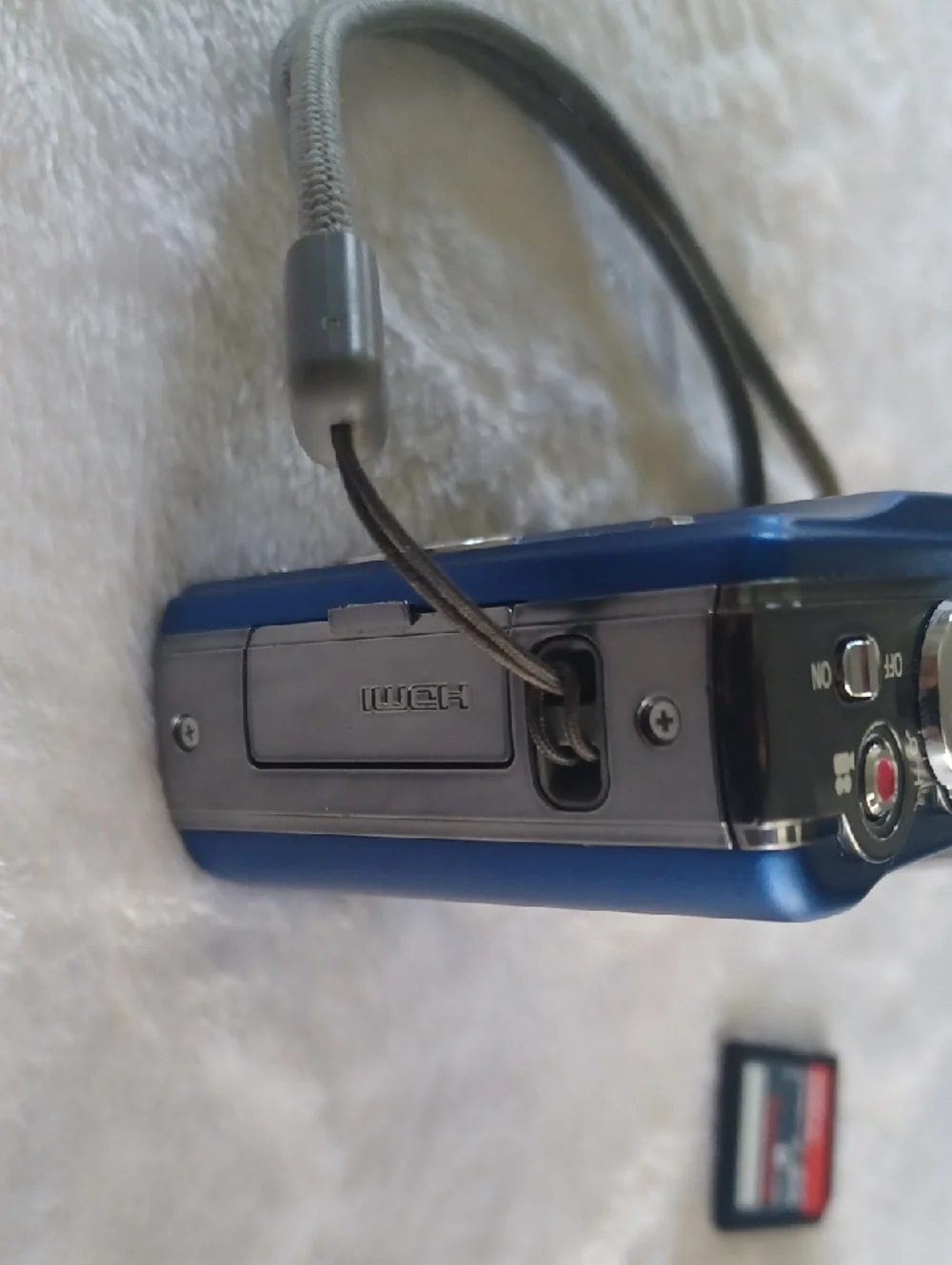Panasonic Lumix Blue Compact Digital Camera Model DMC-ZS10